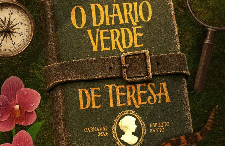 Logo do enredo da Mocidade Unida da Glóri para o Carnaval de Vitória 2026