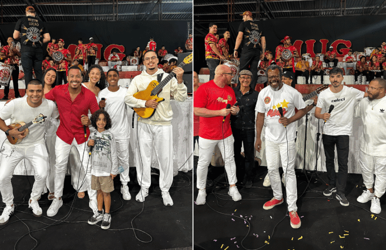 As parcerias de Pai Leandro e Tavinho Cidade estão classificadas para semifinal de samba-enredo da Mocidade Unida da Glória rumo ao Carnaval de Vitória 2026.