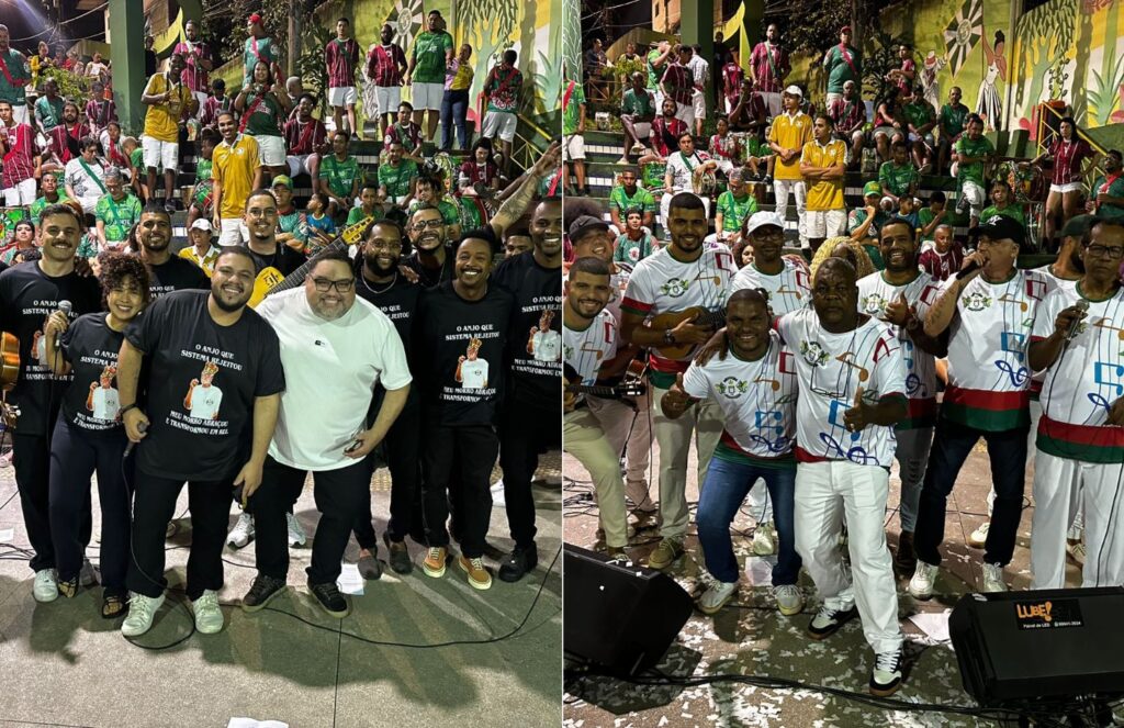 Celinho da Cuíca e Lourival das Neves empatam no Palpitômetro do Capixabices para disputa de samba-enredo da PIedade.