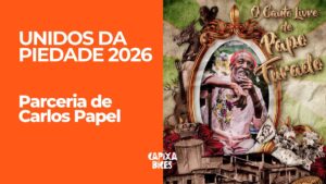 Samba de Carlos Papel, para disputa de samba-enredo da Unidos da Piedade.