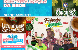 Eventos do final de semana das escolas de samba do Carnaval Capixaba