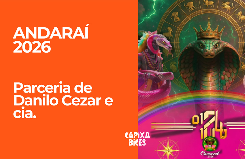 Samba concorrente da parceria de Danilo Cezar e cia. para a Andaraí - Carnaval de Vitória 2026