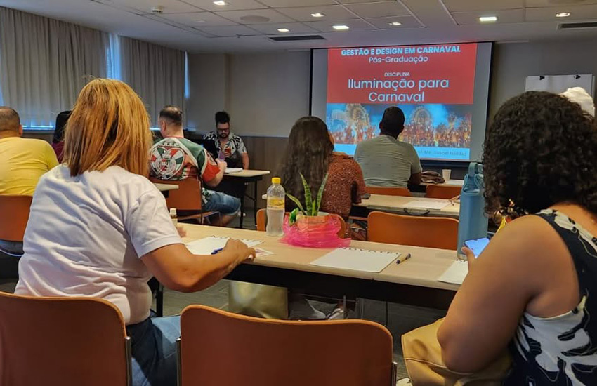 Carnavalesco Gabriel Haddad é um dos professores da pós-graduação