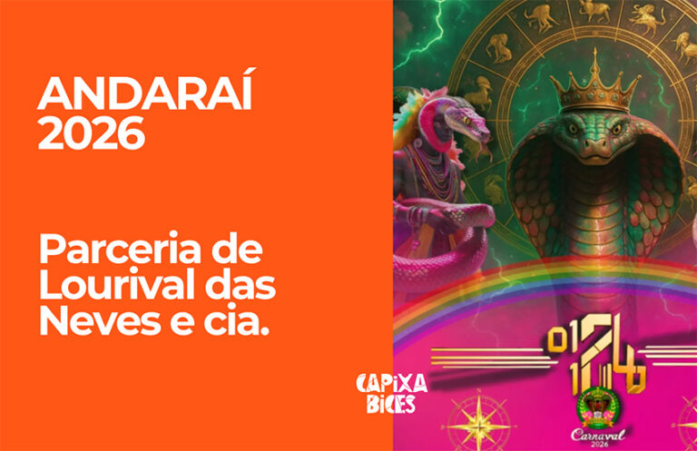 Samba concorrente da parceria de Lourival das Neves e cia. para a Andaraí - Carnaval de Vitória 2026