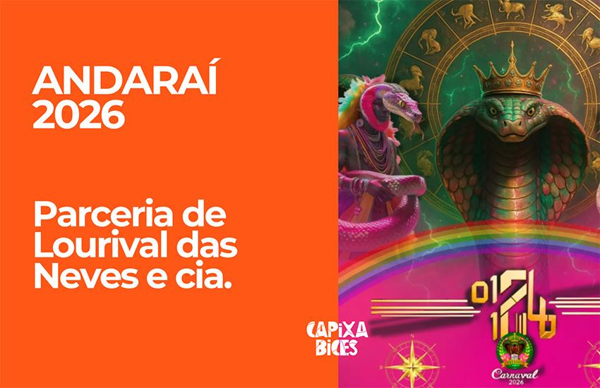 Samba concorrente da parceria de Lourival das Neves e cia. para a Andaraí - Carnaval de Vitória 2026