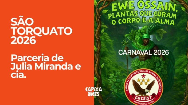SÃO TORQUATO 2026: Samba da parceria de Julia Miranda e cia. | Capixabices