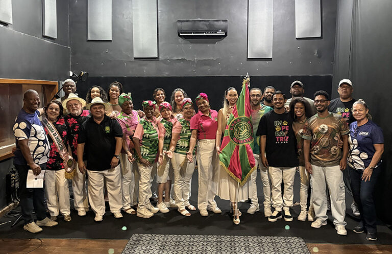 Gravação oficial do samba-enredo da Imperatriz do Forte para o Carnaval de Vitória 2026
