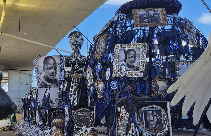 Abre-alas da Boa Vista no barracão, em Cariacica