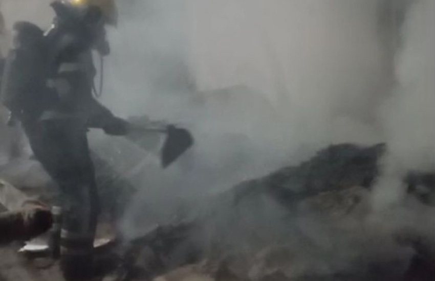 Incêndio atingiu barracão de alegorias da Unidos da Piedade, Localizado em Vila Velha