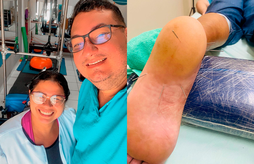 Chegou fornece tratamento com fisioterapeuta para profissionais