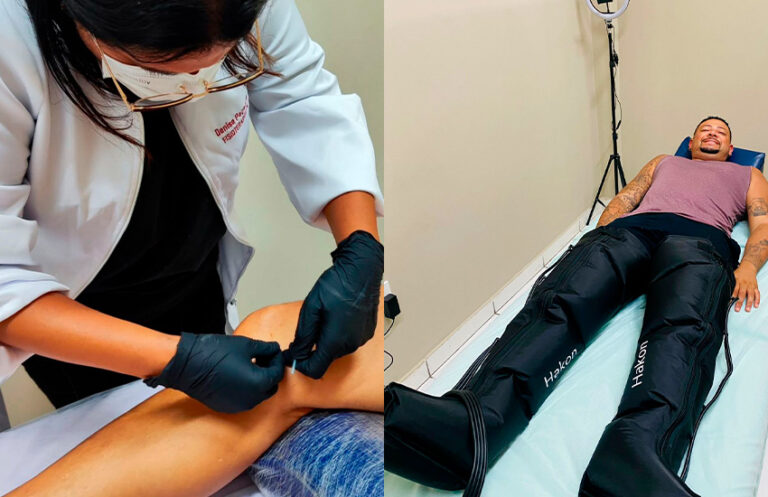 Chegou fornece tratamento com fisioterapeuta para profissionais