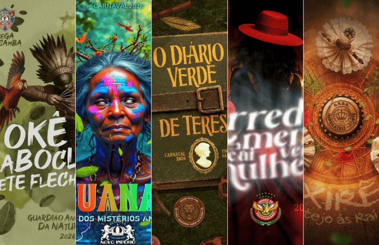 Enredos das escolas da primeira noite de desfiles do Grupo Especial