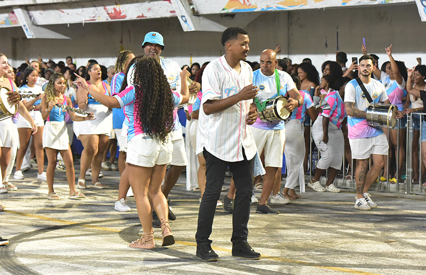 Vinicius Seabra, mestre de bateria da Novo Império