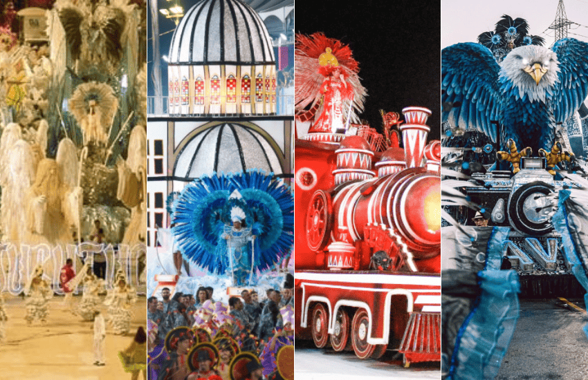 Quatro escolas venceram o Carnaval de Vitória de 2002 a 2025