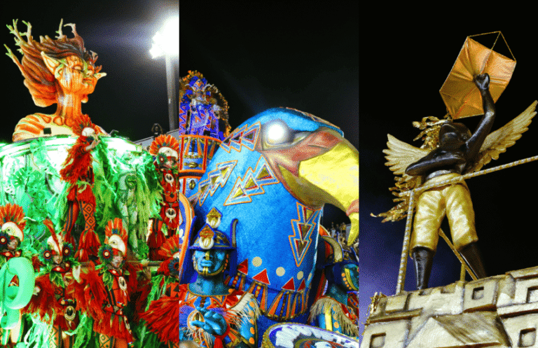 Pódio do Carnaval de Vitória 2026: MUG campeã, Boa Vista vice e Piedade terceira colocada