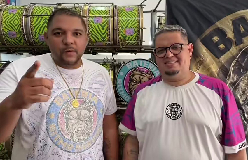 Dupla de mestres da Chegou O Que Faltava, Alcino Jr. e Jorge Borges