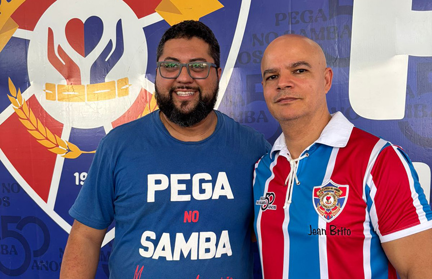 Presidente Dannilo Amon e vice-presidente Jean Brito