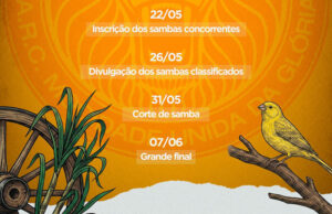 Calendário da disputa de samba-enredo da Mocidade Unida da Glória para o Carnaval de Vitória 2027