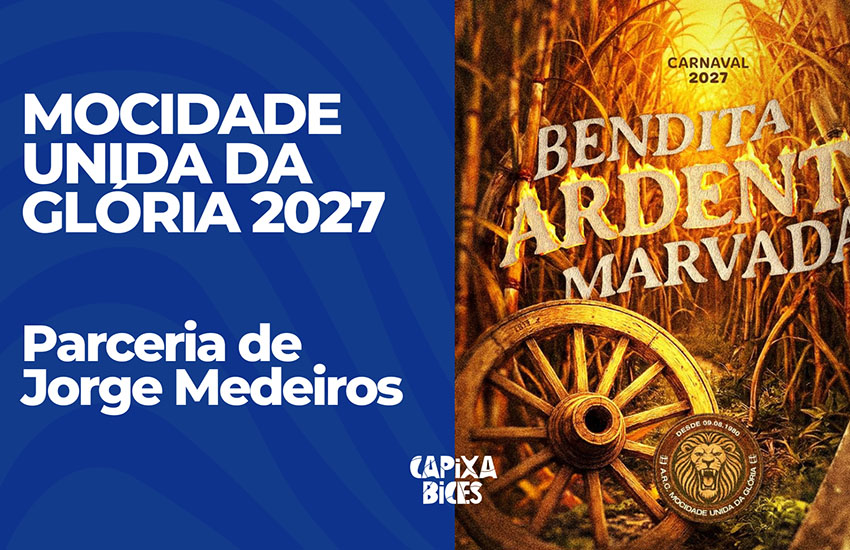 Samba concorrente da Mocidade Unida da Glória para o Carnaval de Vitória 2027