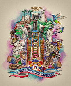 Logo do enredo do Pega no Samba para o Carnaval de Vitória 2027