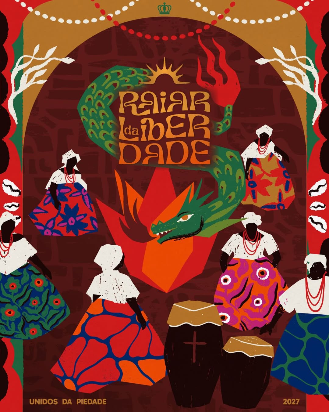 Logomarca do enredo — Raiar da Liberdade
