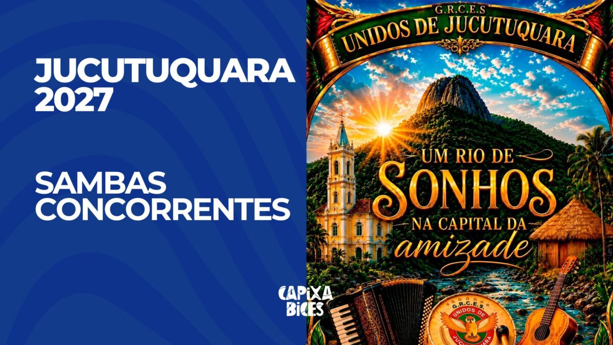 Ouça os sambas concorrentes da Jucutuquara para o Carnaval de Vitória 2027