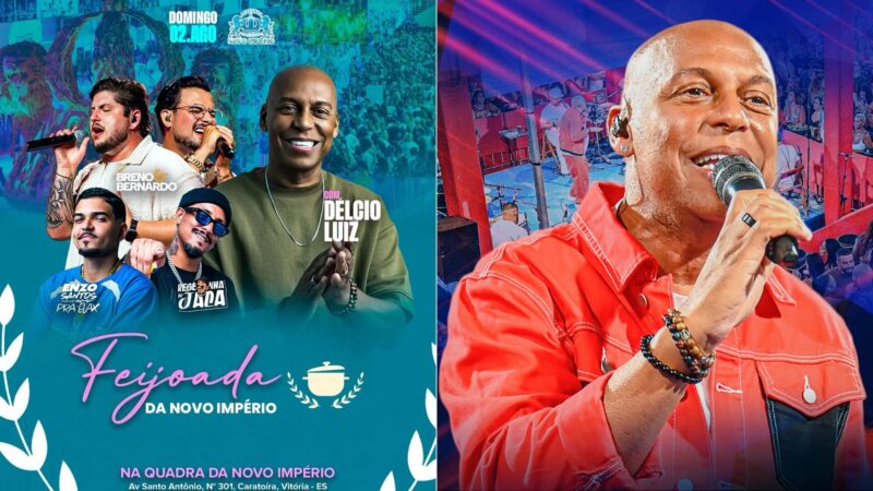 Feijoada da Novo Império recebe Délcio Luiz neste domingo