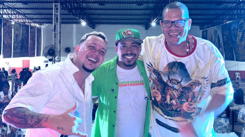 Parceria de Ricardo Bernardes faz apresentação arrebatadora e vence disputa de samba da Jucutuquara