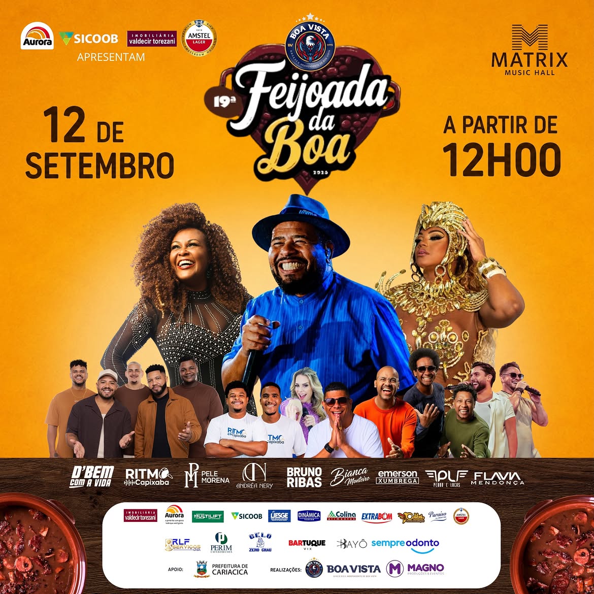 Feijoada da Boa chega à 19ª edição como ‘maior de todos os tempos’