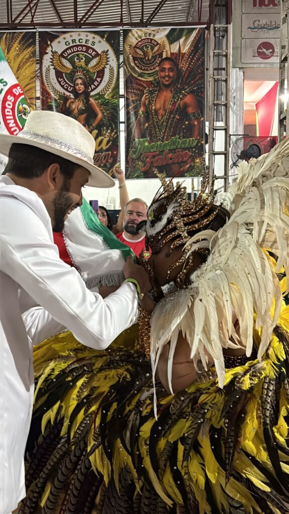 Luiza Monteiro, nova rainha de bateria da Unidos de Jucutuquara