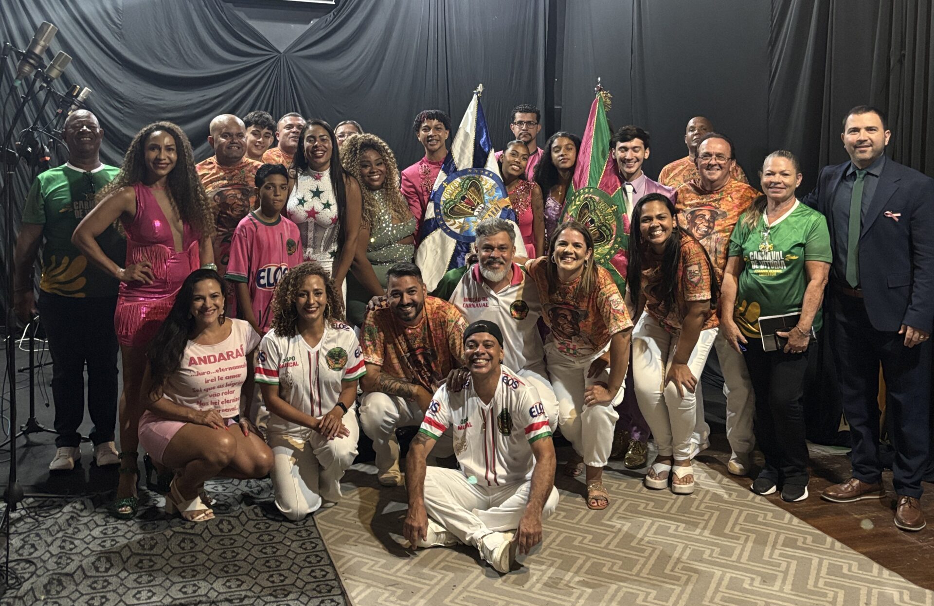 Gravação do Andaraí tem coro empolgado sob comando de Emerson Dias